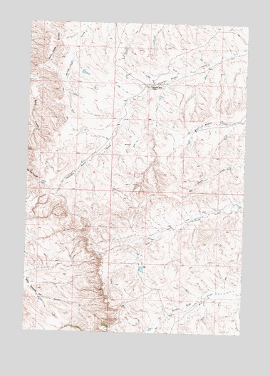 Saint Xavier NE, MT USGS Topographic Map