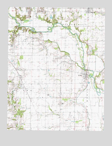 Sainte Marie, IL USGS Topographic Map