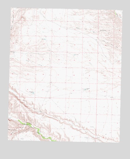 Saladone Tank, NM USGS Topographic Map