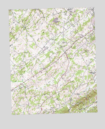 Binfield, TN USGS Topographic Map