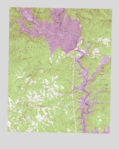 Salem, SC USGS Topographic Map