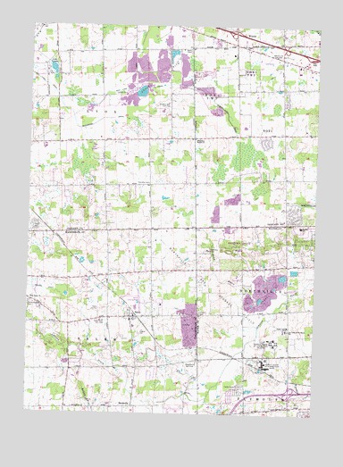 Salem, MI USGS Topographic Map