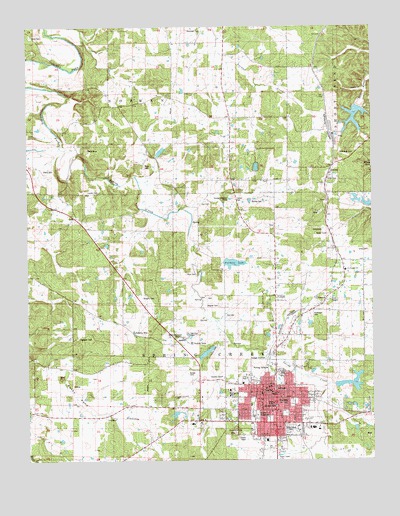 Salem, MO USGS Topographic Map