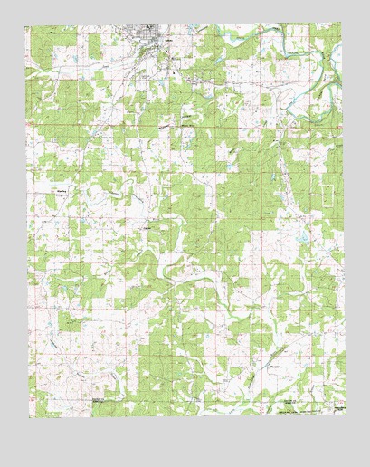 Salem, AR USGS Topographic Map