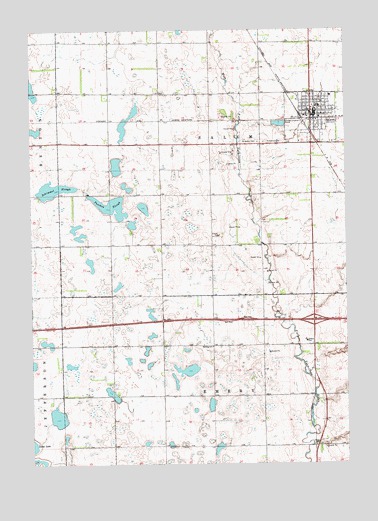 Salem, SD USGS Topographic Map
