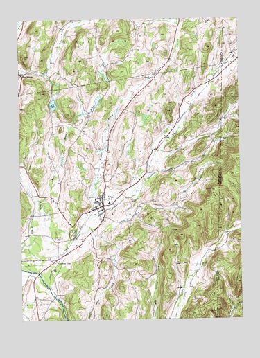 Salem, NY USGS Topographic Map