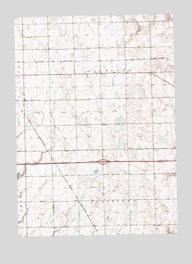 Salem NE, SD USGS Topographic Map