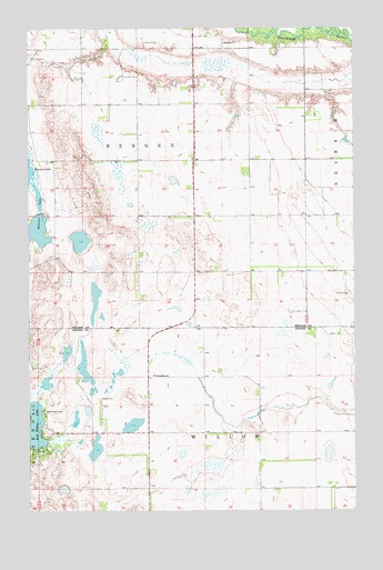 Binford NE, ND USGS Topographic Map
