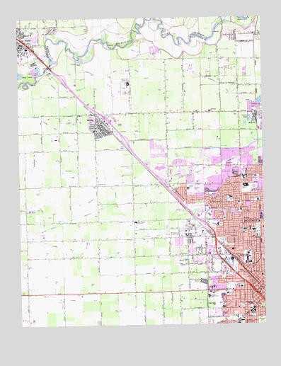 Salida, CA USGS Topographic Map