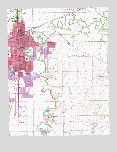 Salina, KS USGS Topographic Map