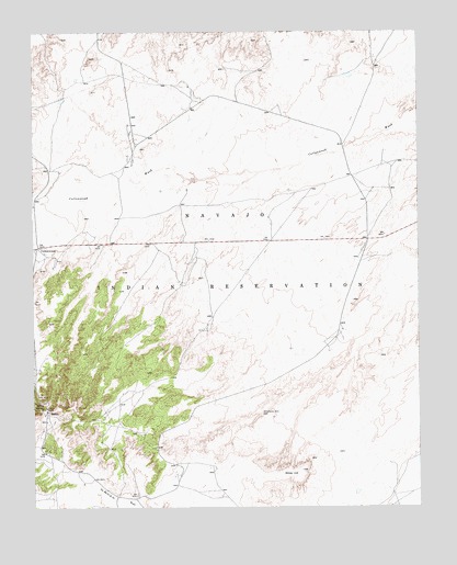 Salina, AZ USGS Topographic Map