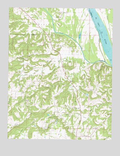 Saline Mines, IL USGS Topographic Map
