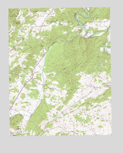 Salisbury, VA USGS Topographic Map