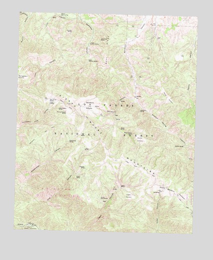 Salisbury Potrero, CA USGS Topographic Map