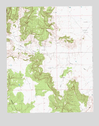 Salitre Canyon, NM USGS Topographic Map