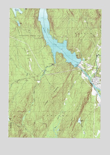Bingham, ME USGS Topographic Map