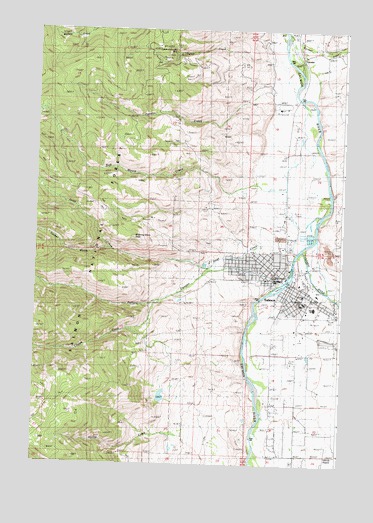 Salmon, ID USGS Topographic Map