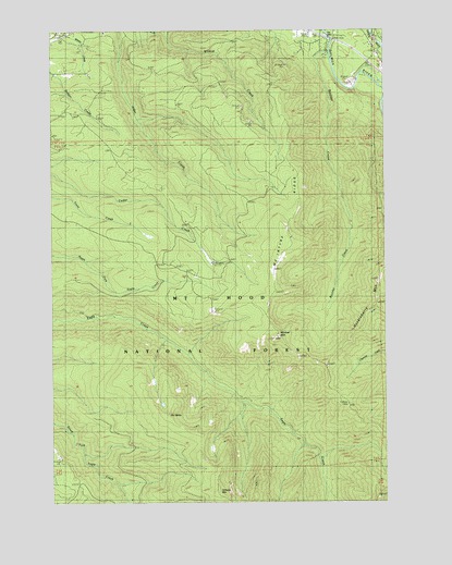 Wildcat Mountain, OR USGS Topographic Map
