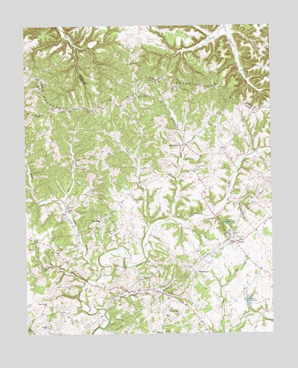 Saloma, KY USGS Topographic Map