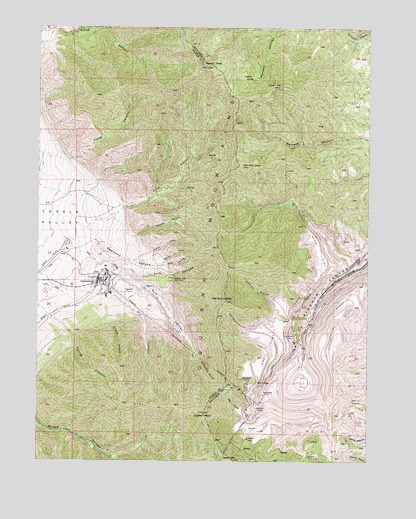 Bingham Canyon, UT USGS Topographic Map