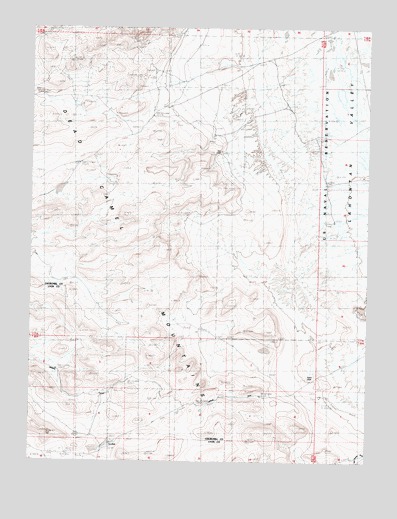Salt Cave, NV USGS Topographic Map