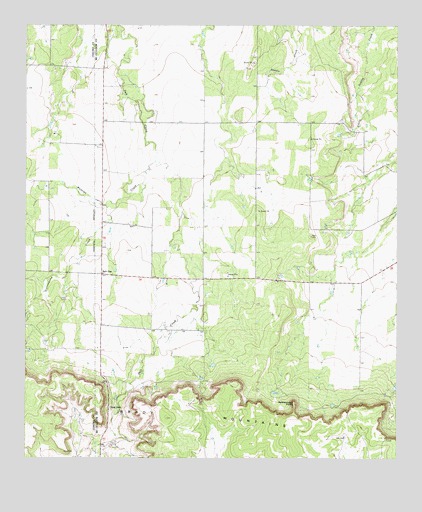 Salt Gap, TX USGS Topographic Map