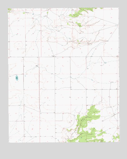 Salt Lake, NM USGS Topographic Map