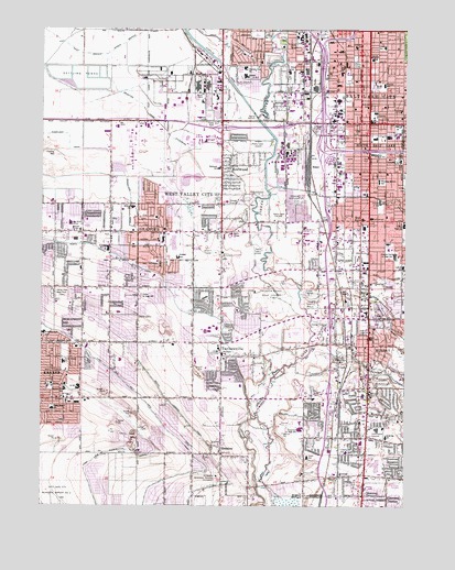 Salt Lake City South, UT USGS Topographic Map