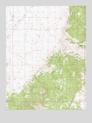 Salt Marsh Canyon, NV USGS Topographic Map