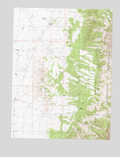 Salt Mountain, UT USGS Topographic Map