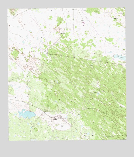 Saltillo Well, TX USGS Topographic Map