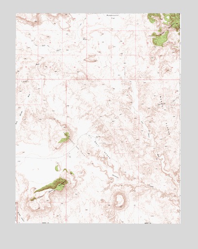 Salvation Creek, UT USGS Topographic Map