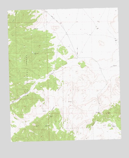 Salvation Peak, NM USGS Topographic Map