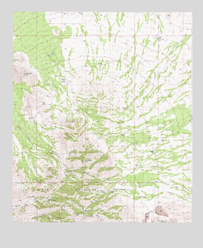 Samaniego Peak, AZ USGS Topographic Map