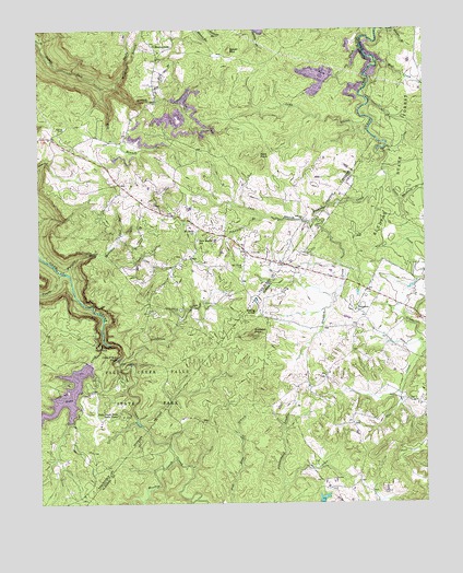 Sampson, TN USGS Topographic Map