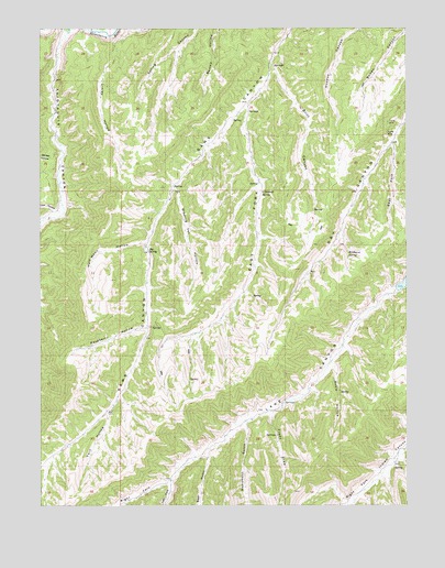 Sams Canyon, UT USGS Topographic Map