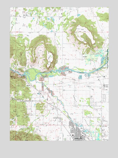Sams Valley, OR USGS Topographic Map