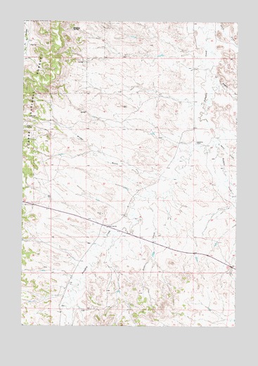 Samuelson Ranch, MT USGS Topographic Map
