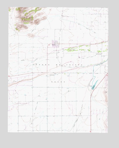 San Acacio, CO USGS Topographic Map