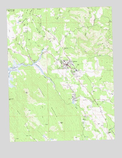 San Andreas, CA USGS Topographic Map