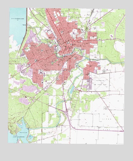 San Angelo South, TX USGS Topographic Map