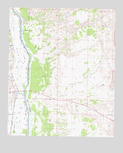 San Antonio, NM USGS Topographic Map
