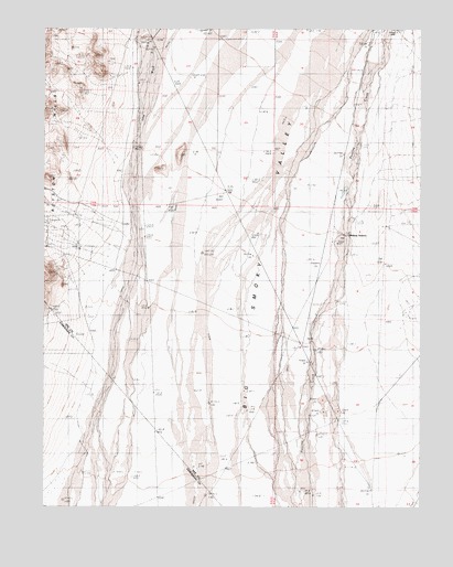 San Antonio Ranch SW, NV USGS Topographic Map