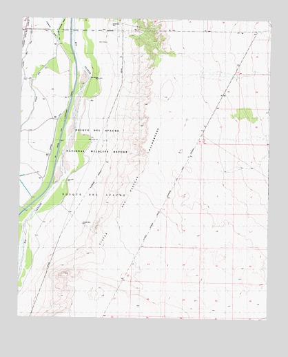 San Antonio SE, NM USGS Topographic Map