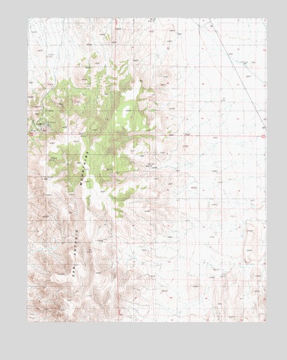 San Antonio Well, NV USGS Topographic Map