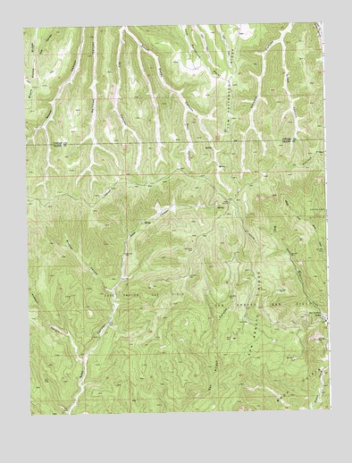 San Arroyo Ridge, UT USGS Topographic Map
