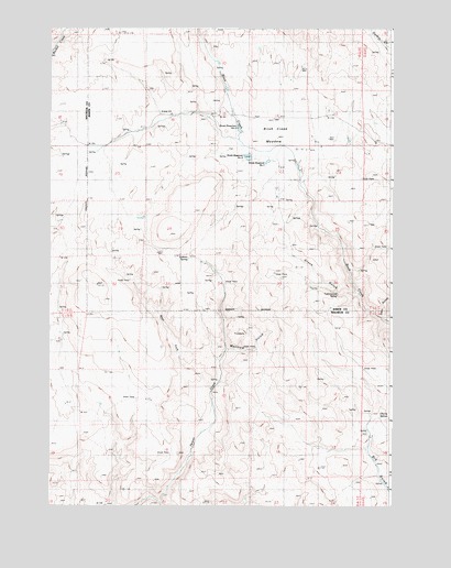 Birch Creek Meadow, OR USGS Topographic Map