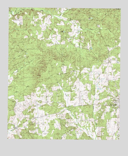 San Augustine West, TX USGS Topographic Map