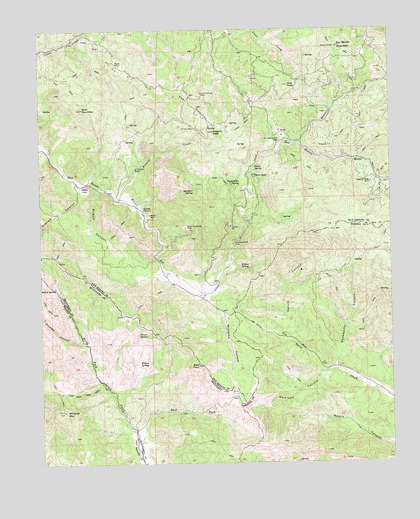 San Benito Mountain, CA USGS Topographic Map