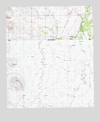 San Bernardino Ranch, AZ USGS Topographic Map